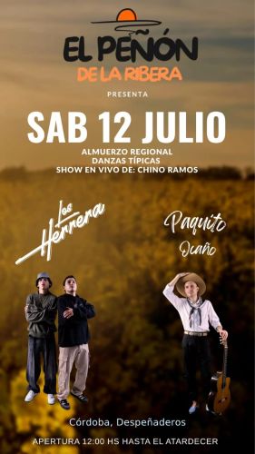 El peñon de la Ribera - ArtistasEnVivo - Tickets Online.