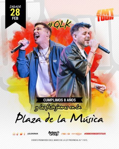 8 ANIVERSARIO - ArtistasEnVivo - Tickets Online.